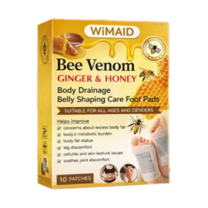 🌎Ends Today: 60% OFF! - 🌿Bee Venom Ginger Herbal Foot Patches (Set of 10)