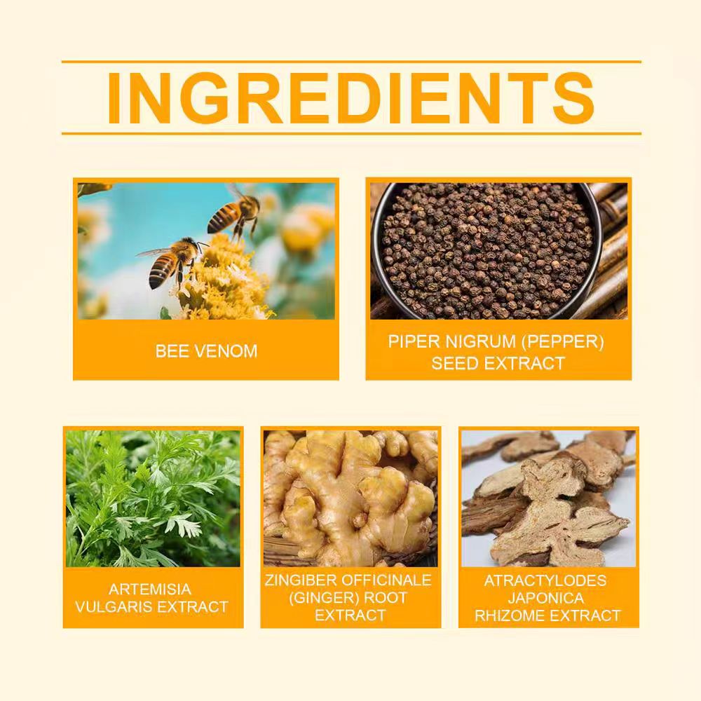 🌎Ends Today: 60% OFF! - 🌿Bee Venom Ginger Herbal Foot Patches (Set of 10)